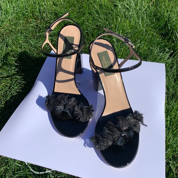 SOLD  | Valentino Patent Butterfly Sandal - Picture 8 of 8